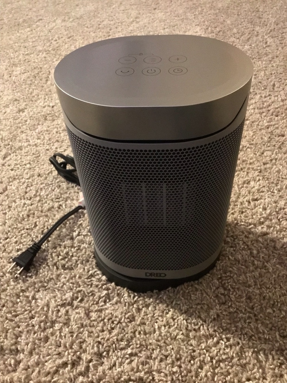 DREO Oval Portable Electric Space Heater (remote included)